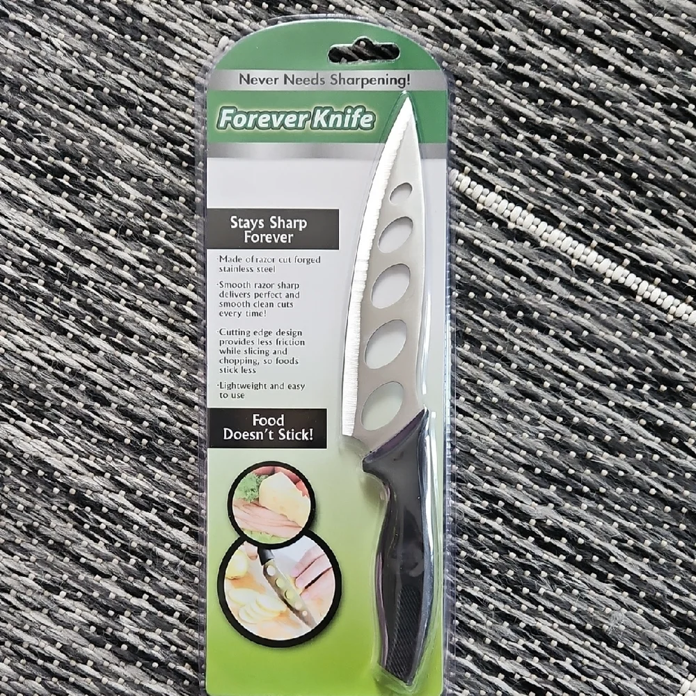 Kitchen Forever Knife with Black Handle (NWT)